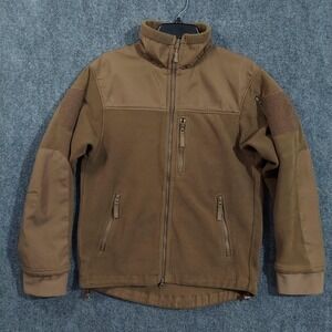 Condor Jacket Mens Small Brown Fleece Softshell Tactical Military Hiking Hunting